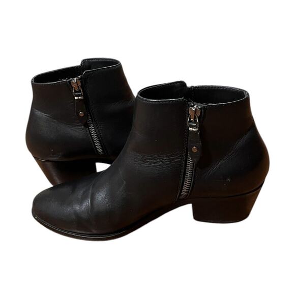 Thursday Boots Company The Downtown Boots Leather Black Ankle Booties Size 8.5 - Picture 6 of 12